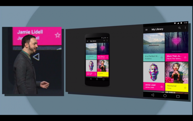 Google stellt Android L Preview vor. (Bild: Andreas Sebayang/Golem.de)